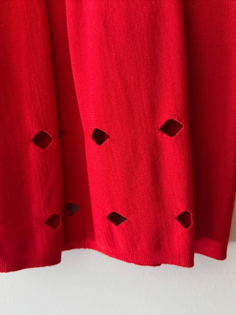 *NEW w/ tag* Opening Ceremony knit mini skirt red A-Line, medium women 4-6 - Picture 3 of 9